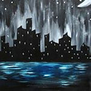 City Scape at Midnight LS041