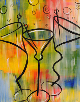 Tie Dyed Martinis- $20 Tuesday Special